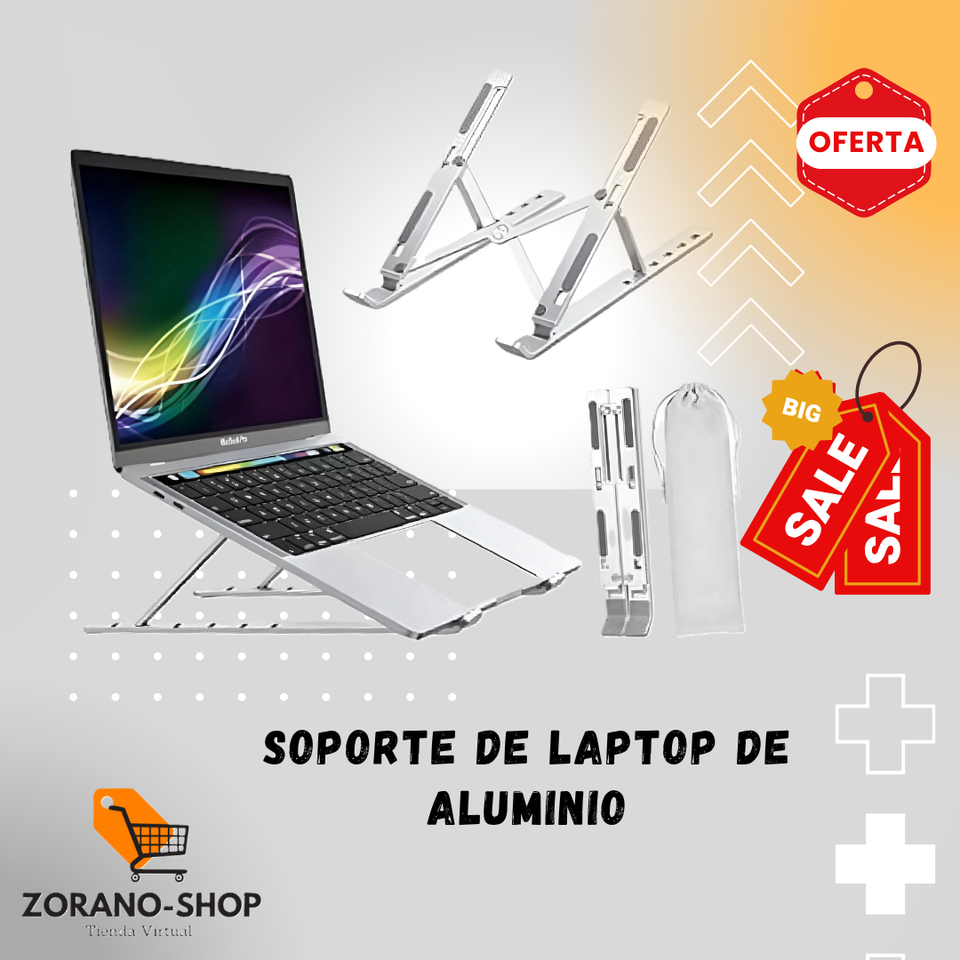 SOPORTE DE LAPTOP DE ALUMINIO
